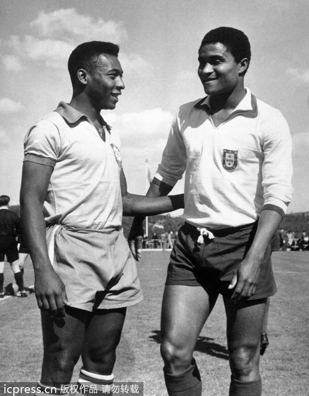 Eusebio and Pele