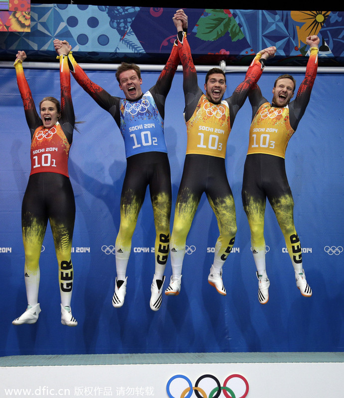 Top 10 moments of podium celebration in Sochi