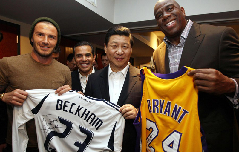 President Xi on the ball when it comes to sport