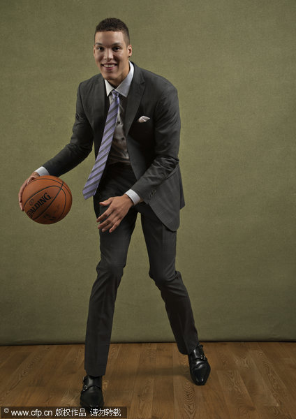 NBA Draft prospects take portraits