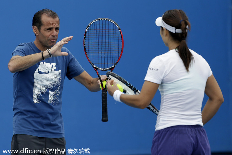 Li Na, coach part ways