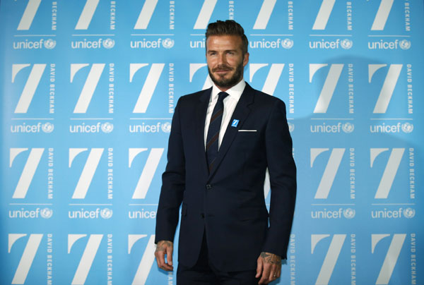 David Beckham launches '7' fund for kids in danger