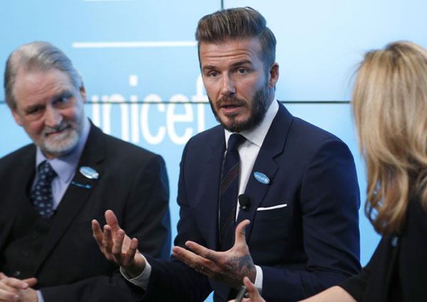David Beckham launches '7' fund for kids in danger