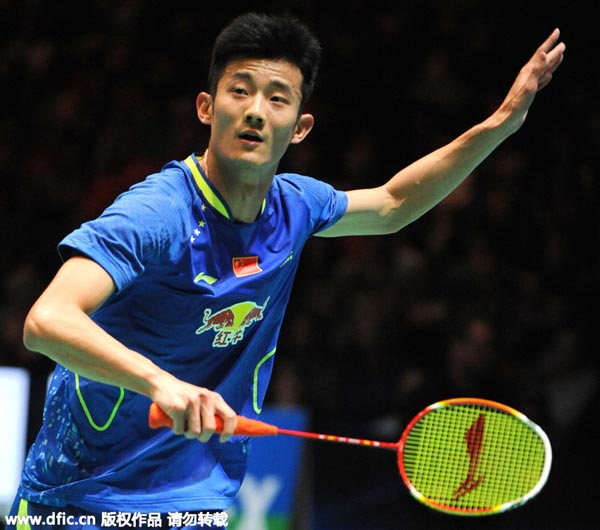 Lin loses for 1st time to Chen in All-England Open semis