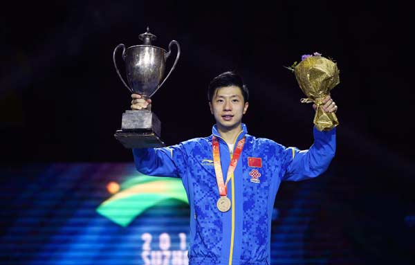 World No.1 Ma wins first men's singles world championship