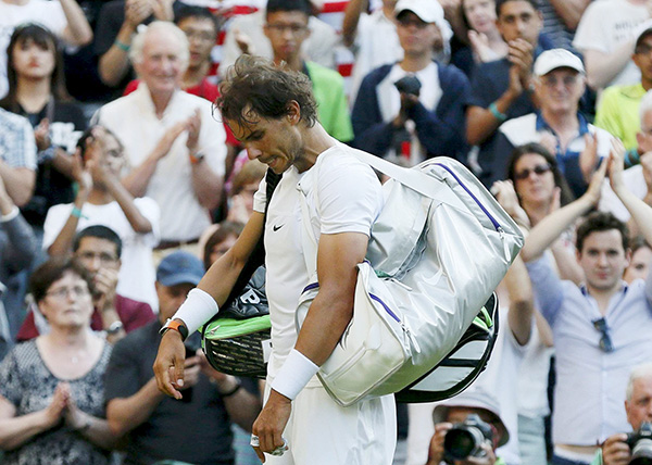 Nadal loss sends shockwaves round Wimbledon