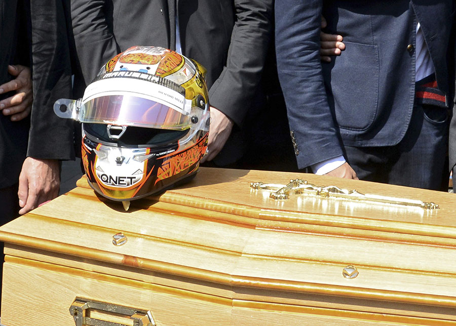 Formula One says farewell to Bianchi