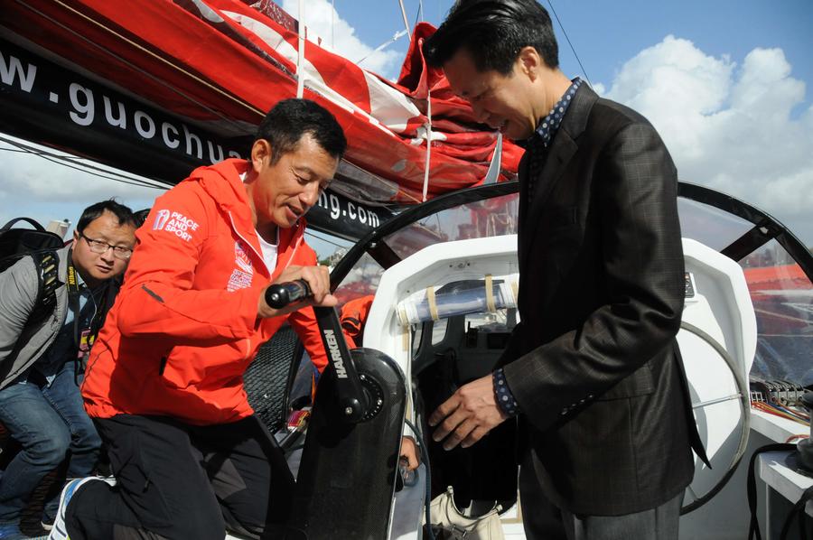 Chinese mariner Guo Chuan embarks on solo trans-Pacific voyage