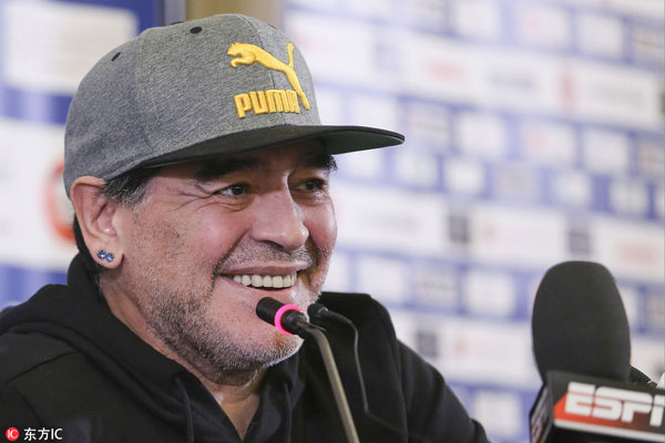 Diego Maradona hopeful of future Napoli role