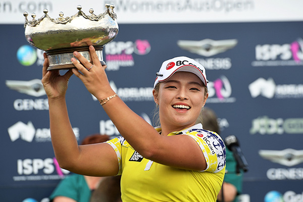 Ha Na Jang wins women's Australian Open by 3 shots