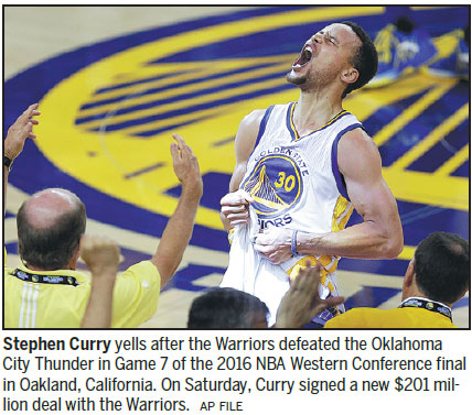 Curry gets huge deal, Hayward hears Heat sales pitch