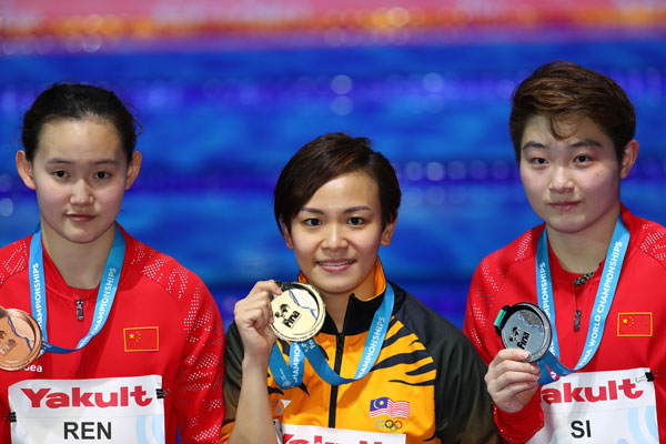 Cheong overshadows Chinese divers to create history for Malaysia at the worlds