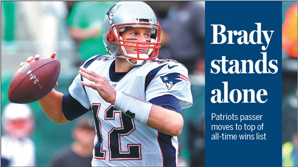 Brady stands alone