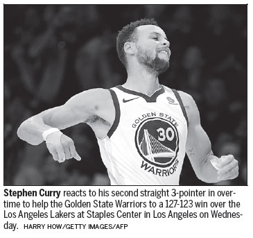 No worry for Curry in giving Lakers grief