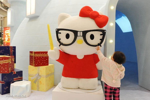 'Hello Kitty Polar Tour' exhibition opens in Shanghai