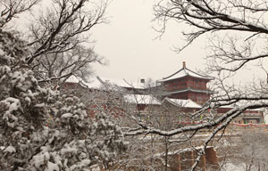Winter scenery of Summer Palace in Beijing