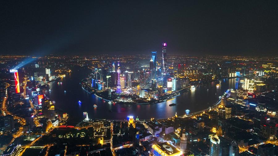 Aerial view of Yangtze River Economic Belt
