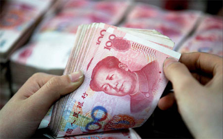 Yuan trading places with dollar
