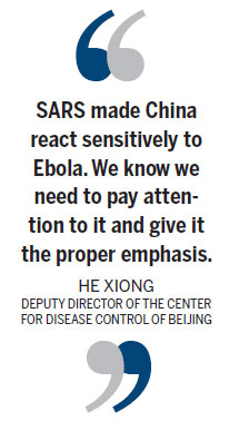 China rushes help to Ebola-hit countries