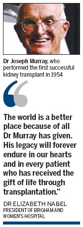 Organ transplant pioneer dies at 93