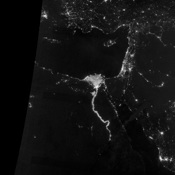 NASA releases earth images at night