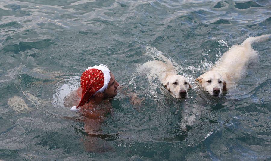 Photo special: Santa Claus gets around