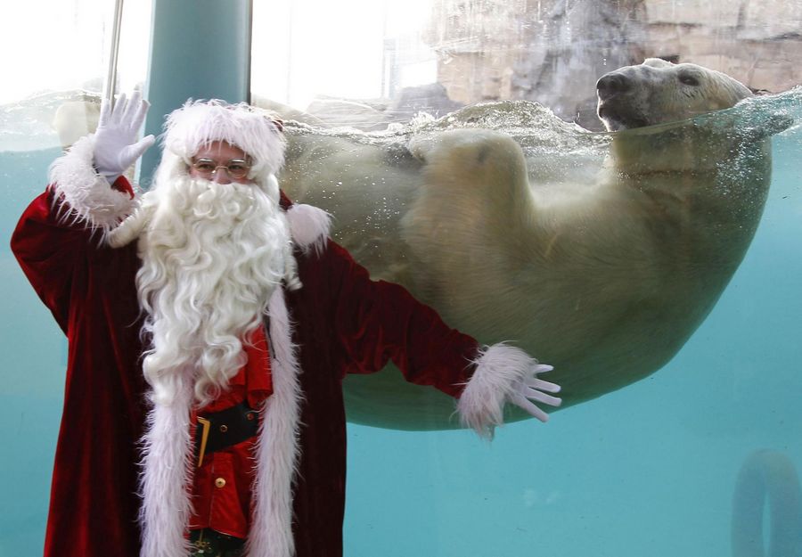 Photo special: Santa Claus gets around