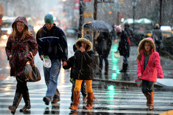 Winter storms hit eastern US