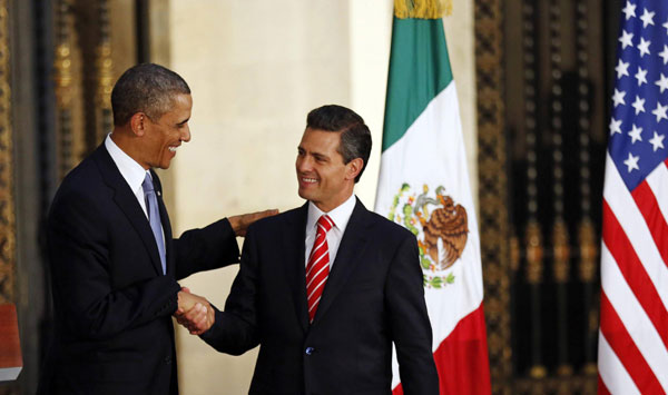 Obama arrives in Mexico on working visit