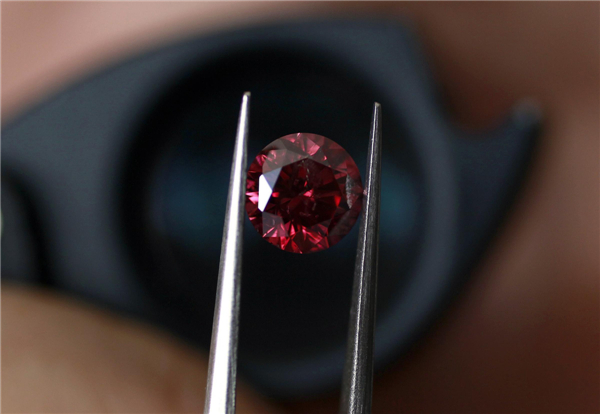 Precious gem: Argyle 'Phoenix' red diamond