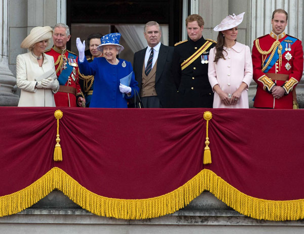 Britain honors Queen Elizabeth's birthday