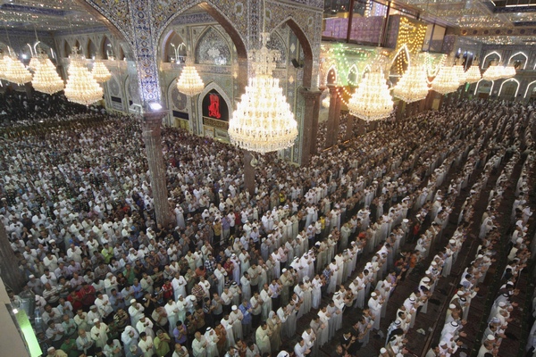 Islam gather for Sha'abaniya pilgrimage in Kerbala