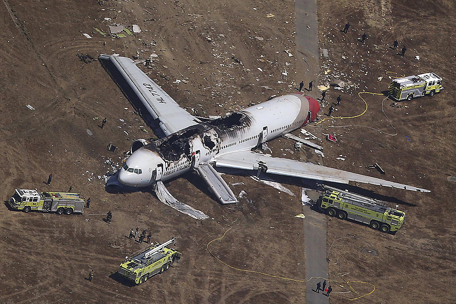 Asiana flight crashed at SFO