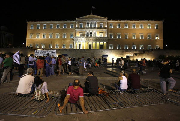 Anti-austerity protest in Athens