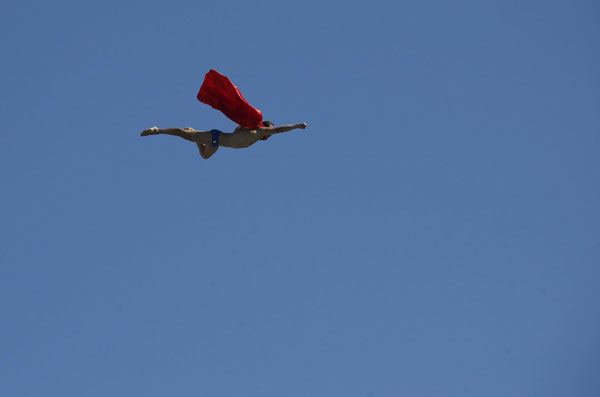 Superman flies at World Swimming Championships