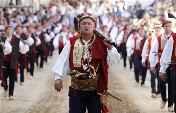 Alka competition in southern Croatia