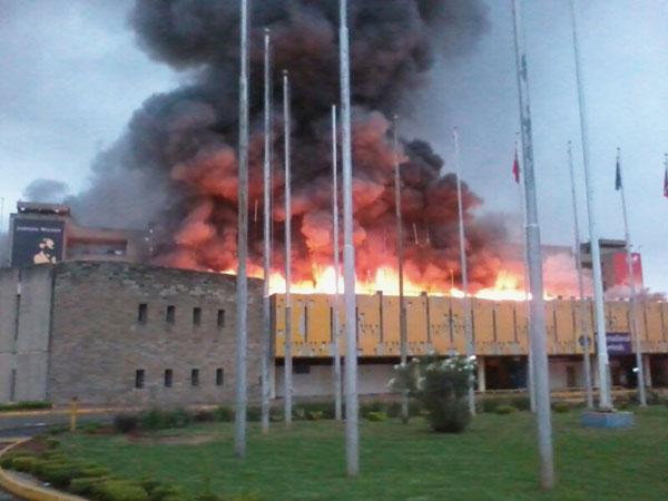 Fire contained at Kenya's main airport, no casualty