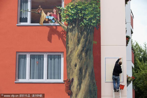 Apartment mural in Germany is record-worthy