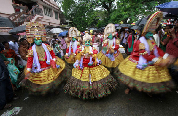 Harvest festival of 'Onam' in India