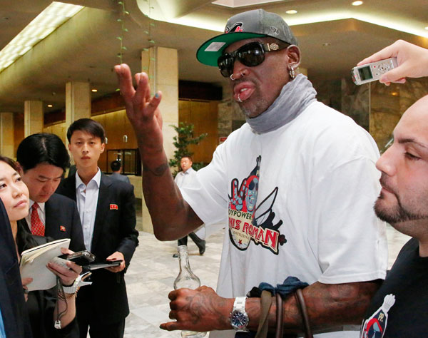 Rodman back from DPRK without jailed American