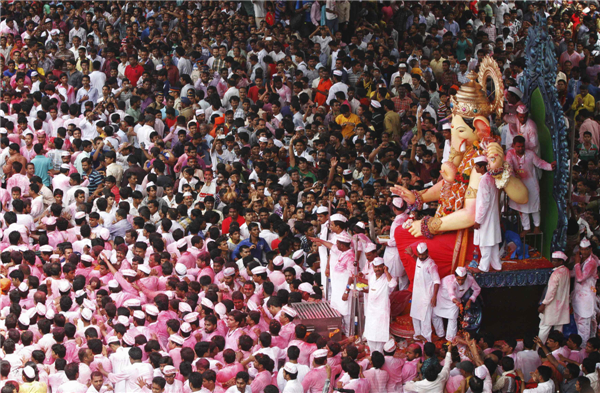 Ganesh Chaturthi festival in Mumbai