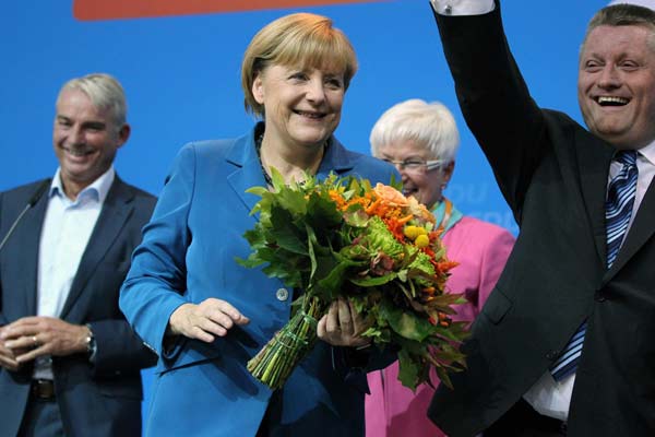 Merkel may enjoy absolute majority