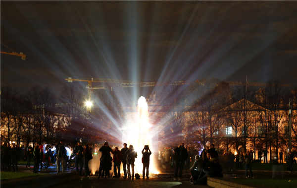 'Festival of Light' show in Berlin