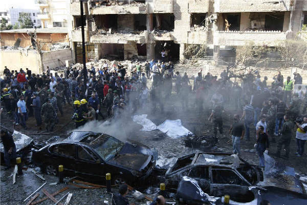 Suicide bombings kill 23 near Iran embassy in Beirut