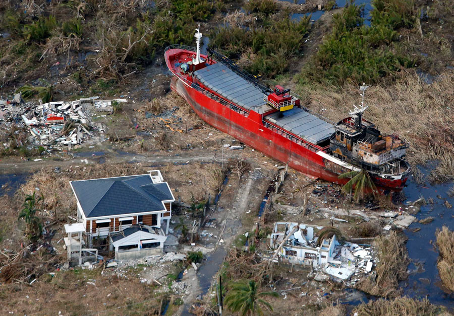 The aftermath of Typhoon Haiyan