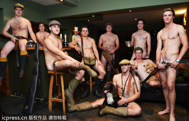 Young Farmers strip down for charity