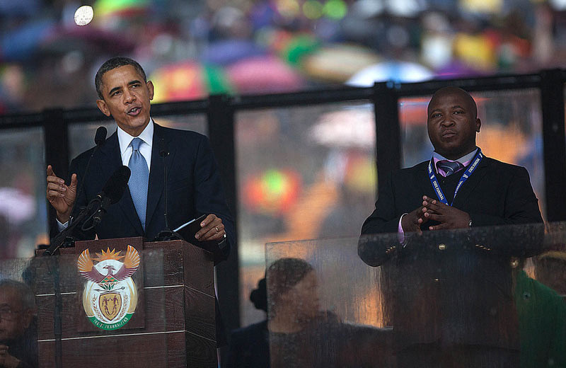 Mandela ceremony interpreter called a 'fake'