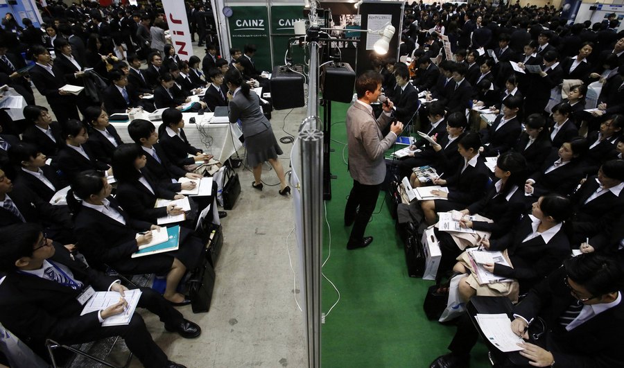 Job fair in Tokyo