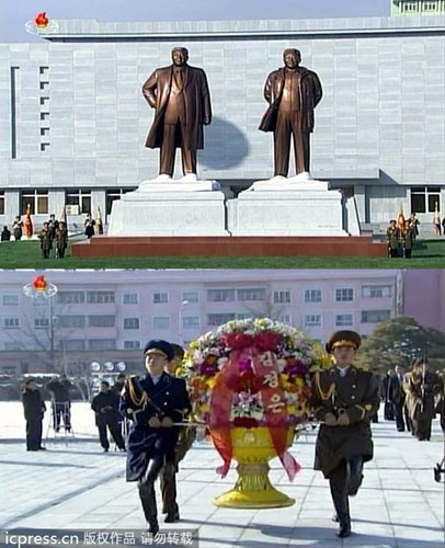 Statues of late DPRK leaders unveiled