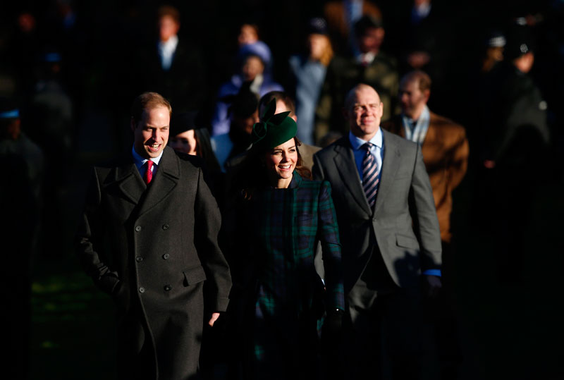 Royal family attends Christmas Day morning service